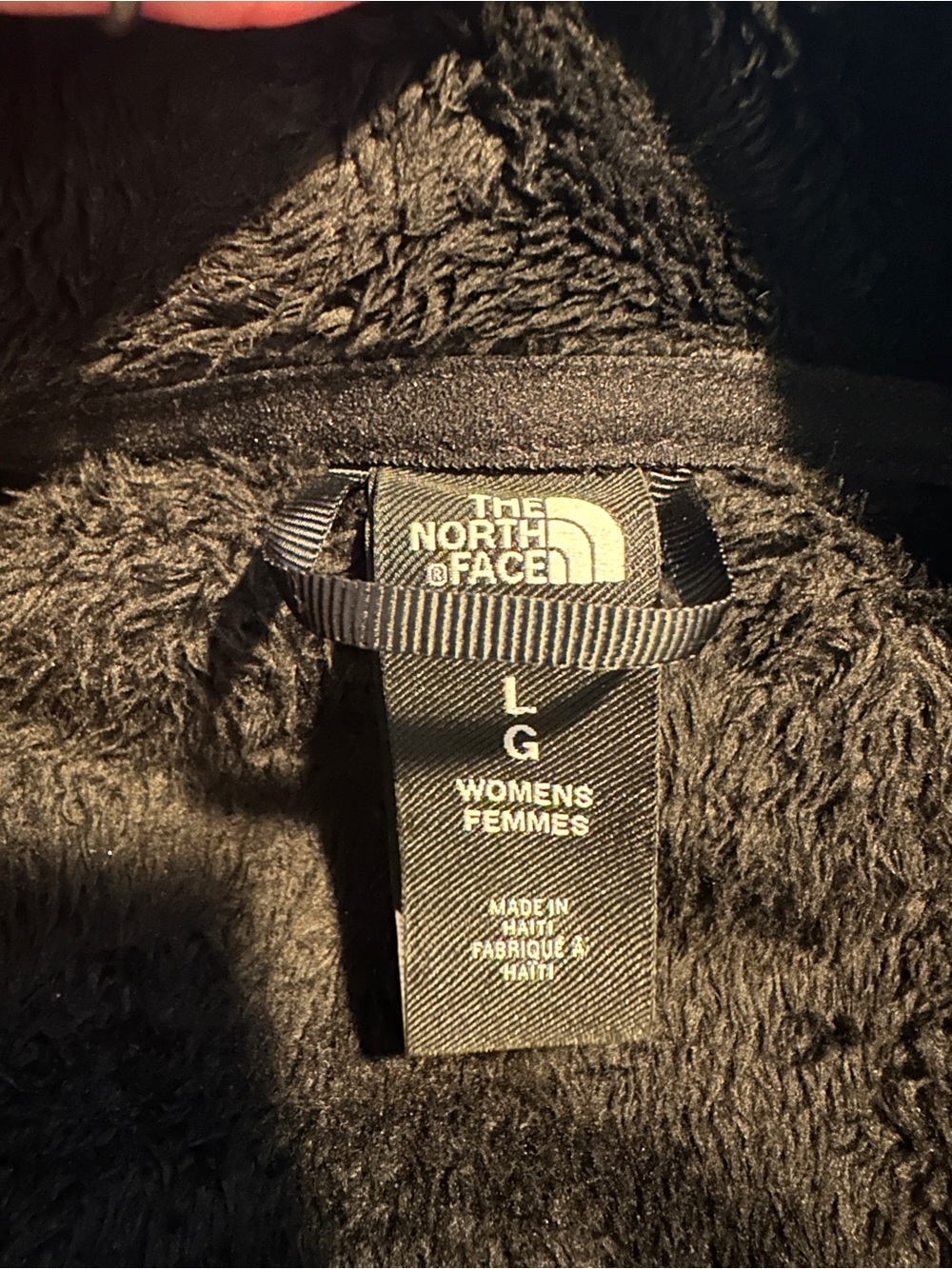 The North Face Black Sherpa Fleece Pullover - Picture 3 of 9